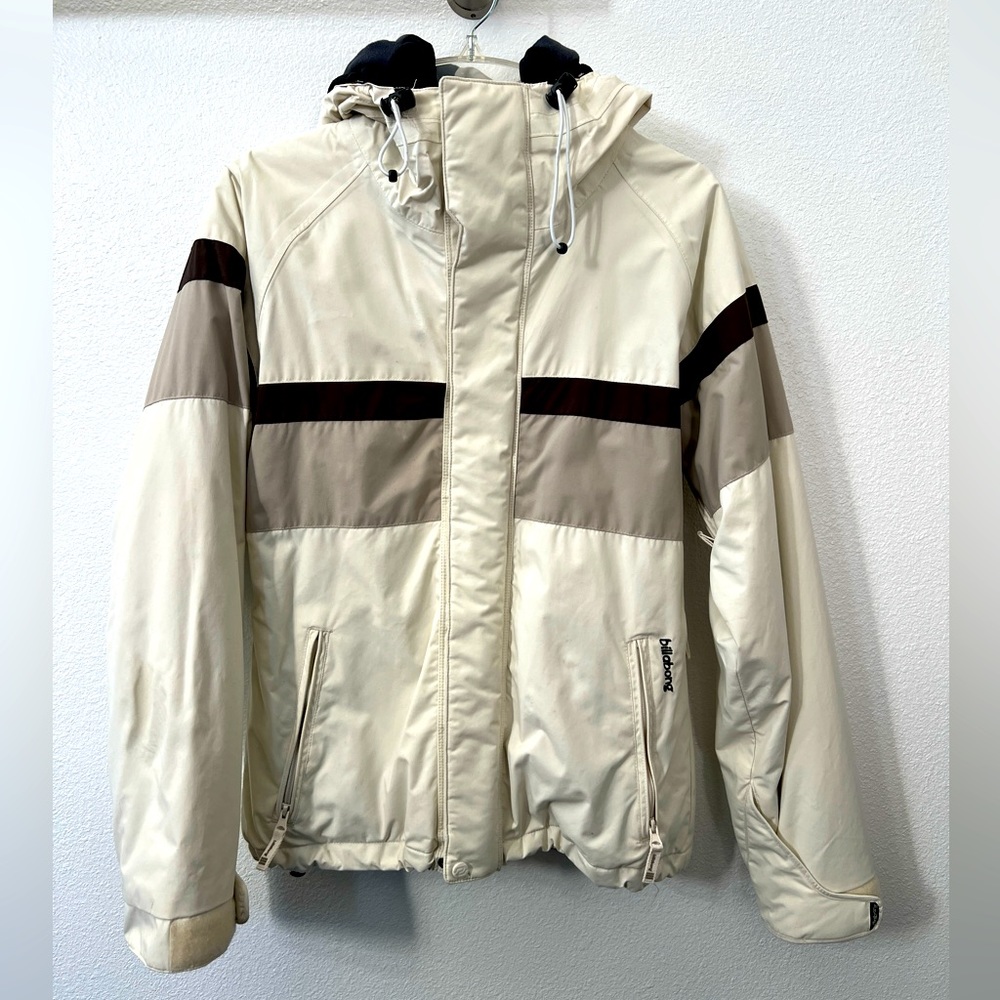 Billabong Ski Snow Snowboard Jacket Pilot Series Jetson Women Small S Tan Brown